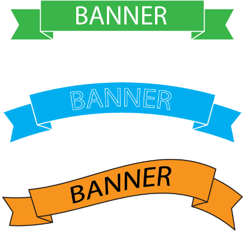How To Create Banner Ribbons With Adobe Illustrator Easy